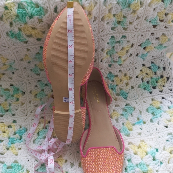 Isaac Mizrahi Women's New York Orange Woven Shoes Size 9 US - Picture 8 of 15